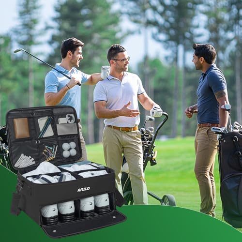 ANILD Golf Trunk Organizer, 2 Layer Golf Storage Case - Image 3