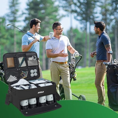 ANILD Golf Trunk Organizer, 2 Layer Golf Storage Case - Image 3