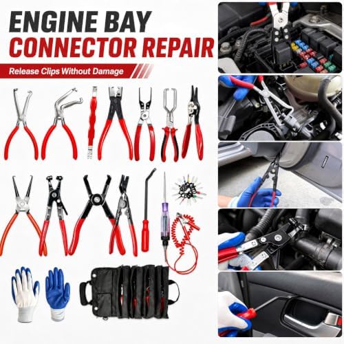 15PCS Automotive Electrical Disconnect Pliers Kit - Image 6