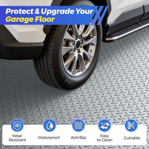 8x21 FT Garage Floor Mat, 2.8mm Thickened Garage Flooring - Image 3