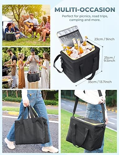 Oasser Trunk Organizer 95L with 20L Removable Cooler Bag for SUV - Image 6