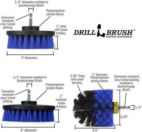 5 Piece Spin Brush Pool Cleaning Kit - Pool Accessories - Cleaning Supplies - Image 6