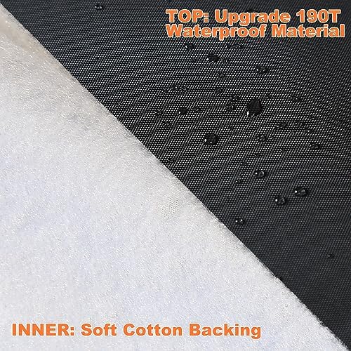 Car Cover Waterproof All Weather, Coverado Soft Cotton Backing Hail Protector Car Cover, Uv Storm Protection Full Exterior Covers with Invisible Mirror Pocket, Universal Fit Sport Car (167"-172") - Image 5