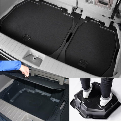 Kia Carnival Trunk Organizer Storage Box, Insert Cargo Bins for 2021-2026 Carnival, Rear Hatch Container with Lid Tray - Image 5