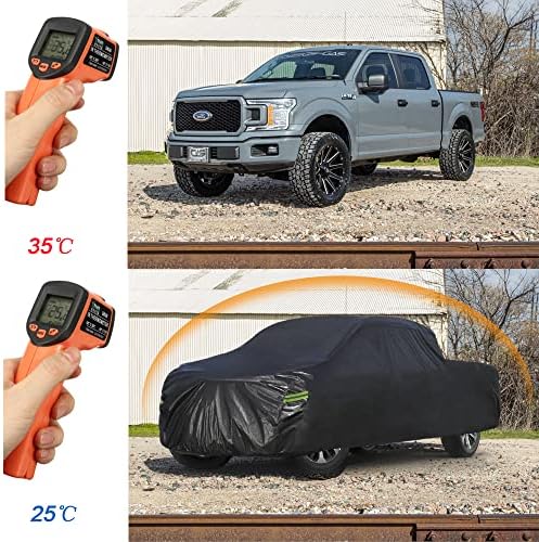 KouKou Waterproof Pickup Truck Cover All Weather, Fits 210-232 inch - Image 5