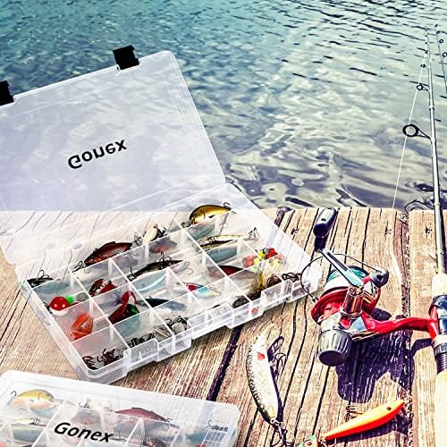 Gonex 3600 3700 Fishing Tackle Trays Lure Box with Adjustable Dividers - Image 6