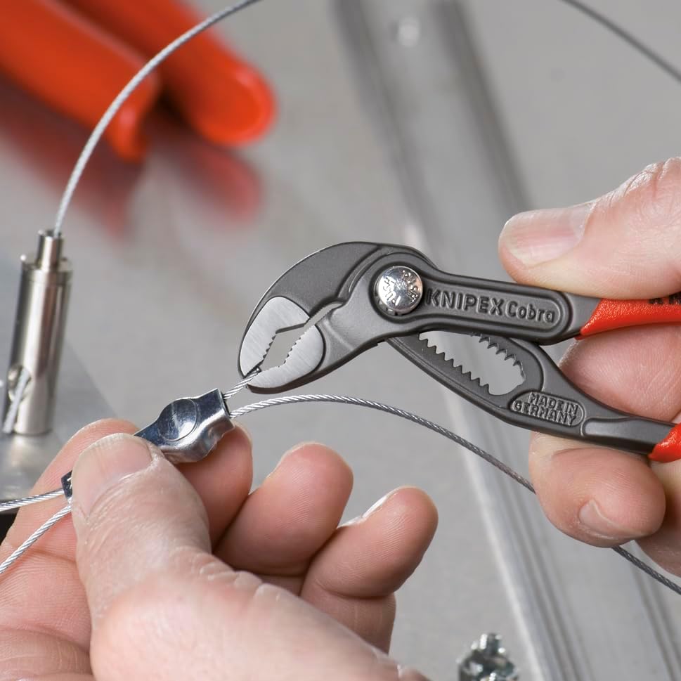 Knipex Tools 00 19 55 S5, Cobra Pliers, 5Piece Set with Tool Pouch - Image 5