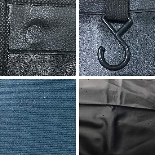 None / Brand Magnetic Fender Cover, Custom Personalized Fender Covers Magnetic Mat Pad with Hooks for Mechanics, Automotive Mechanic Work Mat for Repair PU Leather Protective Car Mat - Image 3