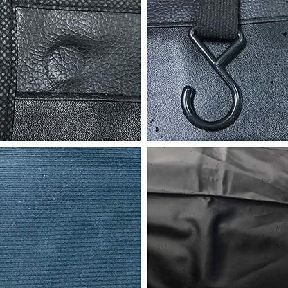 None / Brand Magnetic Fender Cover, Custom Personalized Fender Covers Magnetic Mat Pad with Hooks for Mechanics, Automotive Mechanic Work Mat for Repair PU Leather Protective Car Mat - Image 3
