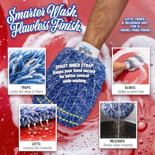 IncrediMitt Car Wash Mitt – Premium Microfiber Wash Mitt for Cars, Made in Germany, Scratch-Free Cleaning - Image 3