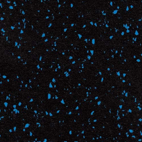 American Floor Mats 1/4in (7mm) Thick 10% Blue 4' x 20' Heavy Duty Rubber Rolls, Protective Exercise Mats, Home Gym Rubber Flooring - Image 7