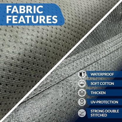 Car Cover Waterproof All Weather | 7-Layer Car Covers for Automobiles & Car Snow Cover | Full Exterior Rain Cover | SUV Sedan. Size 189.8" x 70.1" - Image 4