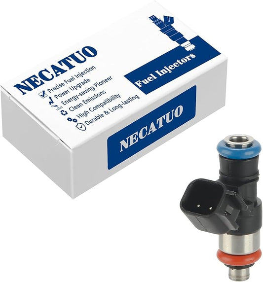 0280158051 Fuel Injectors (Set of 1) Compatible with Chevrolet Camaro Corvette Cadillac CTS 6.2L 7.0L V8 (4 Holes) for # 217-2425 832-11220