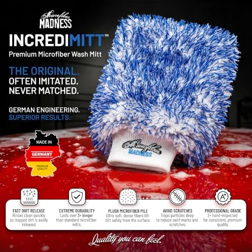 IncrediMitt Car Wash Mitt – Premium Microfiber Wash Mitt for Cars, Made in Germany, Scratch-Free Cleaning - Image 2