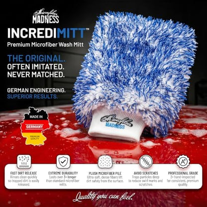 IncrediMitt Car Wash Mitt – Premium Microfiber Wash Mitt for Cars, Made in Germany, Scratch-Free Cleaning - Image 2