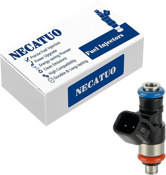 0280158191 Fuel Injectors (Set of 1) Compatible with Ford 3.5L F150 Explorer Edge Flex Mustang 2011-2019 3.5 TIVCT 3.7 DOHC/PFI NA (4 Holes) for # 7T4Z9F593B CM5188