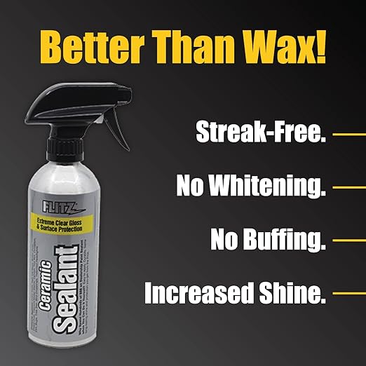 Flitz Car Buffing Kit (Ultra) - USA-Made Car Care Kits for Vehicles - Includes 2lbs Polish, 16oz Ceramic Sealant, 3", 5" and 7" BuffBalls & 4 Microfiber Cleaning Cloths - Exterior Auto Restoration Set