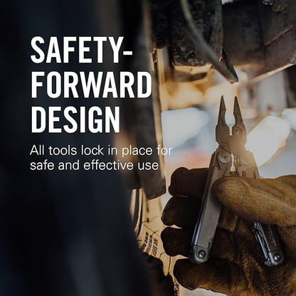 LEATHERMAN, Surge, 21-in-1 Heavy-Duty Multi-tool for Work, Home, Garden, DIY & Auto, Stainless Steel