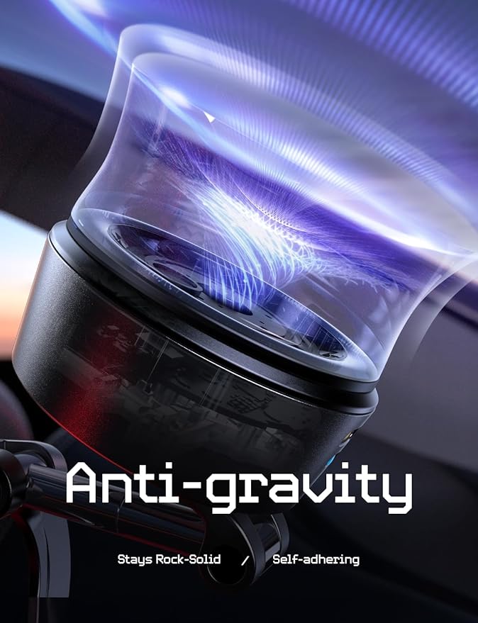 LISEN for MagSafe Suction Car Phone Holder Mount, Electric Vacuum Magnetic Phone Holder Stand, 360° Adjustable Vlogging Travel, Only for Mirror/Smooth Surface, for iPhone 17 16e 16 Pro Max 15 14 13 12