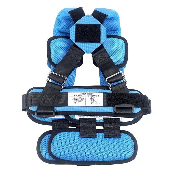 RideSafer - Extra Large Blue, Lightweight, Compact, Portable Car Seat - Perfect for Travel and Everyday Child Safety