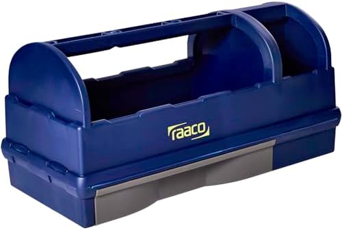 Raaco Open Portable Tool Box Organizer with Handle - Hand-Held Storage by Raaco
