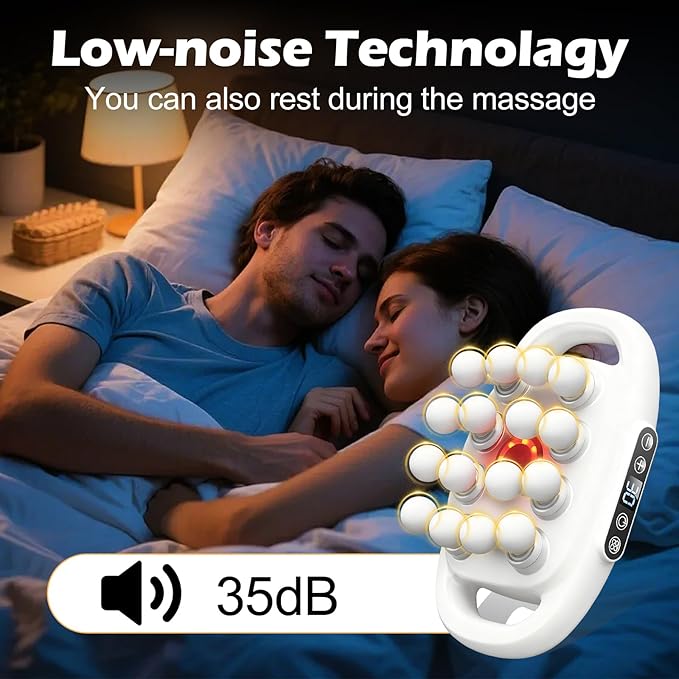 PakaLife 16-Drive 8-Head Massage Gun Set，Professional Massage Gun Deep Tissue with Cupping Kit for Massage Therapy, Back Massager for Pain Relief Deep Tissue, Portable Muscle Massager Gun (Black)