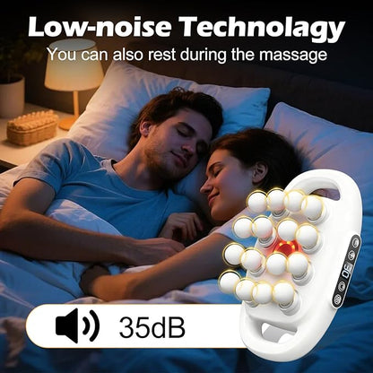 PakaLife 16-Drive 8-Head Massage Gun Set，Professional Massage Gun Deep Tissue with Cupping Kit for Massage Therapy, Back Massager for Pain Relief Deep Tissue, Portable Muscle Massager Gun (Black)