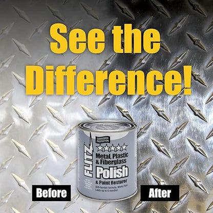 Flitz Car Buffing Kit (Ultra) - USA-Made Car Care Kits for Vehicles - Includes 2lbs Polish, 16oz Ceramic Sealant, 3", 5" and 7" BuffBalls & 4 Microfiber Cleaning Cloths - Exterior Auto Restoration Set