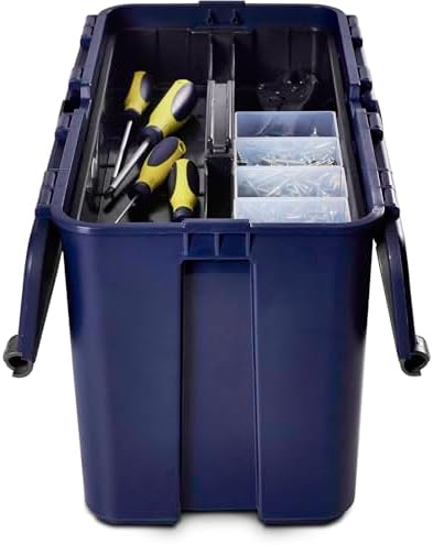 Raaco Tool Box with Removable Trays - 66 lb Load Capacity (Compact 20) - Image 2