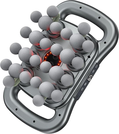 Upgrade 28 Head Massage Gun Set, Handheld Back Massager Gun Deep Tissue,9 Speeds Electric Percussion Muscle Body Massager for Athletes Neck Shoulder Pain Relief,Gifts for Men Women