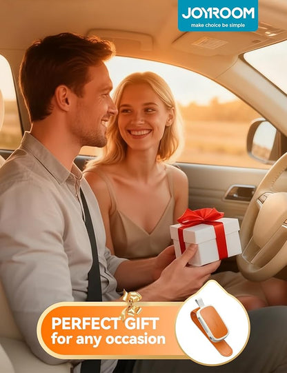 Sunglass Holder for Car Visor Clip [Real One-Handed Operation] [Soft Foam Protection] [Non-Slip] Magnetic Sunglasses Holder Car Visor Organizer & Accessories Interior Gift for Women Men (Orange)