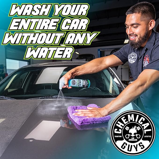 Chemical Guys Swift Wipe Sprayable Waterless Car Wash Spray - Spray and Wipe to Safely Clean and Shine Cars, Trucks, Motorcycles, RV & More, High Lubrication Formula, 64 oz