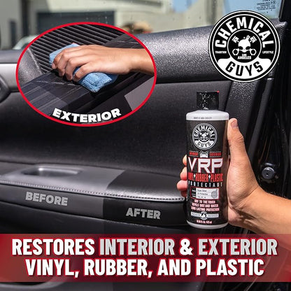 Chemical Guys VRP Vinyl, Rubber, and Plastic Dressing - Tire Dressing, Non-Greasy, Dry-to-the-Touch Shine for Tires, Trim, and More, Safe for Cars, Trucks, SUVs, RVs & More - 128 oz