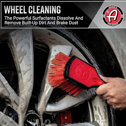Adam's Polishes Wheel & Tire Cleaner Combo - Professional All In One Tire, Wheel, Rim, Barrel, Rubber, Well Cleaning Spray for Car Washing & Auto Detailing - Safe On Most Rim Finishes