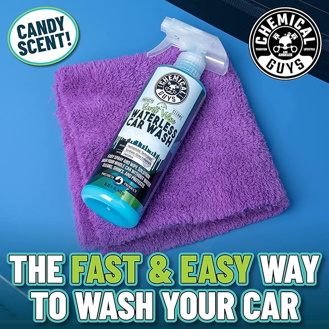 Chemical Guys Swift Wipe Sprayable Waterless Car Wash Spray - Spray and Wipe to Safely Clean and Shine Cars, Trucks, Motorcycles, RV & More, High Lubrication Formula, 128 oz