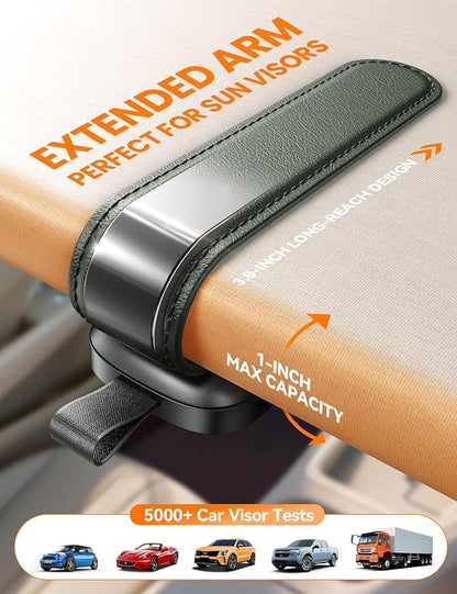 JOYROOM Sunglasses Holder for Car Visor, Magnetic Sunglass Organizer Clip Universal for Car SUV Truck Pickup, Jeep Wrangler Accessories