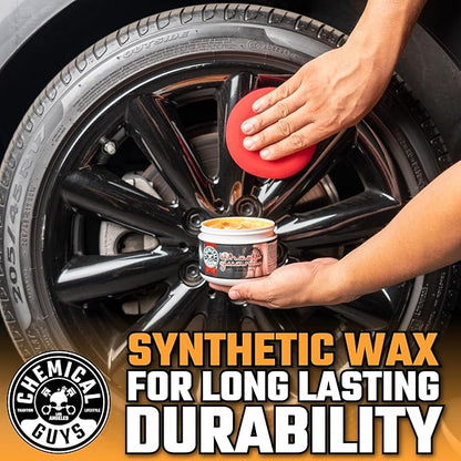 Chemical Guys WAC315 Wheel Guard and Rim Wax, Safe for Cars, Trucks, SUVs, Motorcycles, RVs & More, 8 fl oz