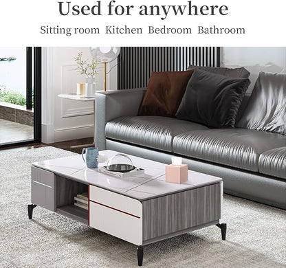 REGELETO Square Tissue Box Cover, Pu Leather Tissue Box Holder with Bottom Belt Modern Stylish Tissue Box Organizer for Bathroom, Bedroom, Hotel, Office Desk 5"X5"X5"-Pink