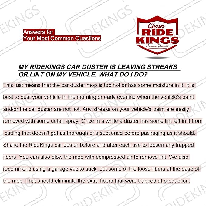 Car Duster Exterior Scratch Free,Car Dust Brush with Extendable Telescoping Handle to Remove Dust Pollen,Duster for Car,Truck,RV and Motorcycle,Large Auto Mop Duster Head, Wax Cotton Hair