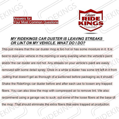 Car Duster Exterior Scratch Free,Car Dust Brush with Extendable Telescoping Handle to Remove Dust Pollen,Duster for Car,Truck,RV and Motorcycle,Large Auto Mop Duster Head, Wax Cotton Hair