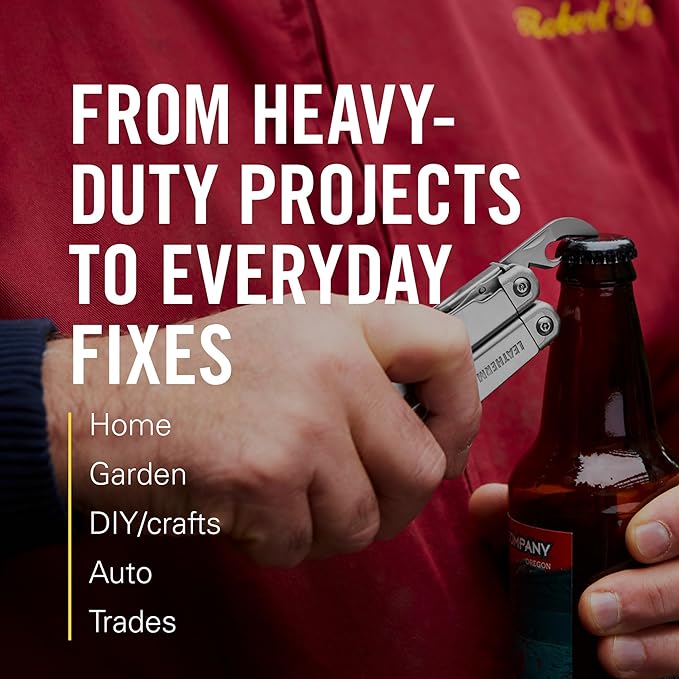 LEATHERMAN, Surge, 21-in-1 Heavy-Duty Multi-tool for Work, Home, Garden, DIY & Auto, Stainless Steel