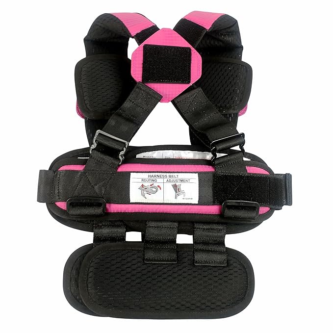 RideSafer - Small Pink, Lightweight, Compact, Portable Car Seat - Perfect for Travel and Everyday Child Safety