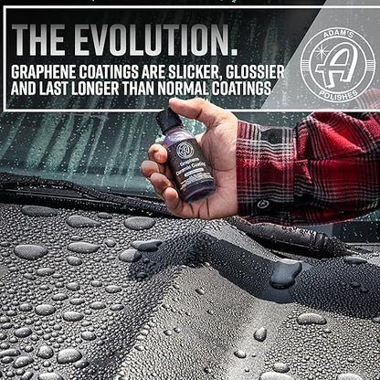 Adam's Polishes UV Graphene Ceramic Coating - 10H Ceramic Coating for Cars W/UV Glow Technology | 7+ Years of Protection | Apply After Car Wash Clay Bar Car Buffer Polisher | Boat RV Motorcycle
