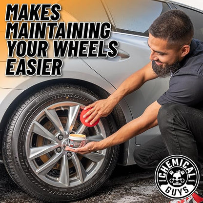 Chemical Guys WAC315 Wheel Guard and Rim Wax, Safe for Cars, Trucks, SUVs, Motorcycles, RVs & More, 8 fl oz