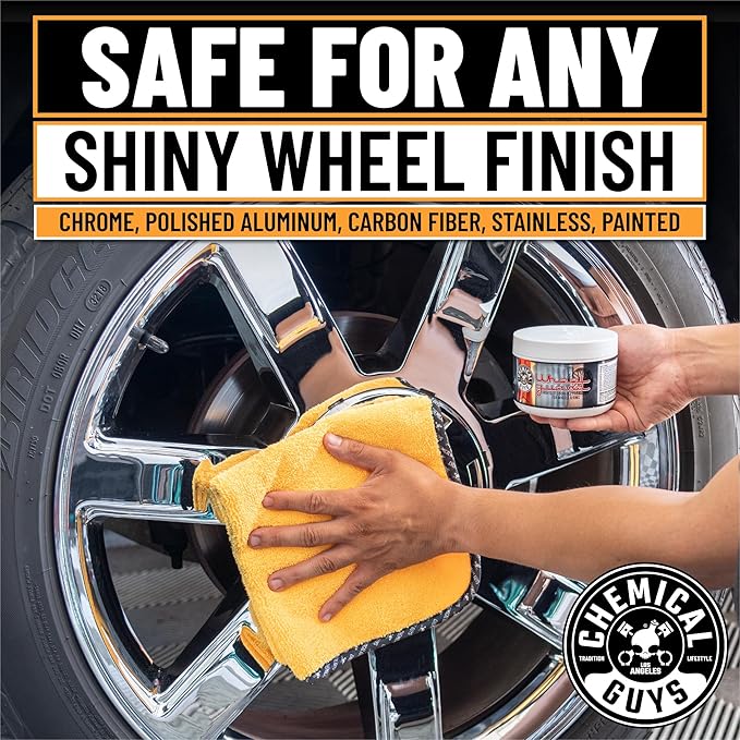 Chemical Guys WAC315 Wheel Guard and Rim Wax, Safe for Cars, Trucks, SUVs, Motorcycles, RVs & More, 8 fl oz