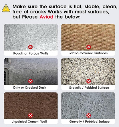 2026 Upgraded Suction Cup Phone Mount Nano Gel 360° Vacuum Magnetic Car Phone Holders for Your Car 110LBS Reinforced Mount for MagSafe Gym/Mirror for iPhone & Android